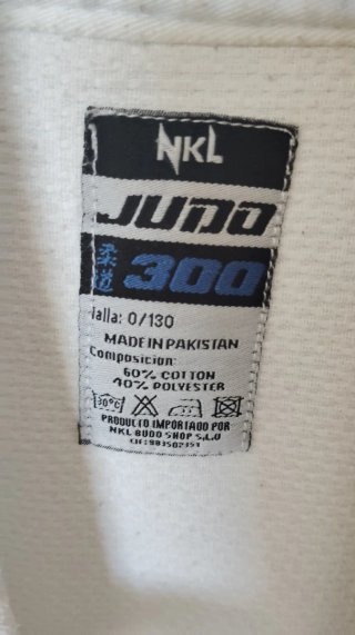 Kimono Judo NKL 300 Talla 0/130 Niño En Las Rosas