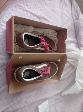 Zapatillas Vans Marrones y Blancas