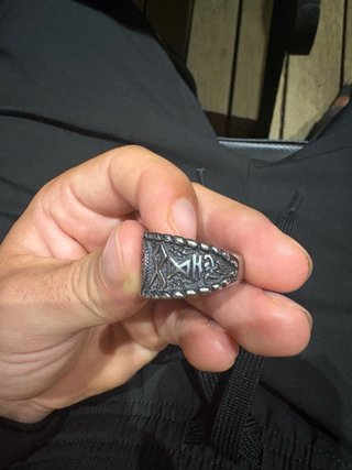 Anillo Vikingo Vegvisir Plata