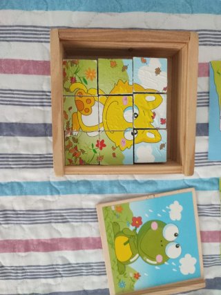 Puzzles de animales infantiles de madera
