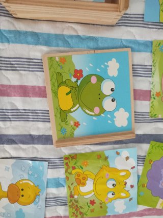 Puzzles de animales infantiles de madera