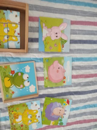 Puzzles de animales infantiles de madera