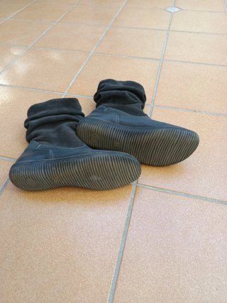 Botines piel negros talla 36