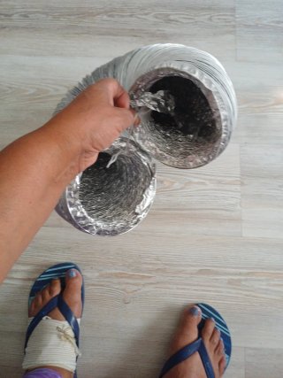 Tubo flexible aluminio campana extractora