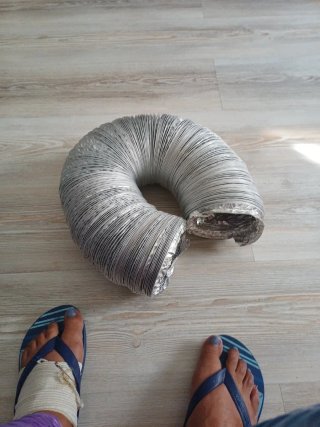 Tubo flexible aluminio campana extractora