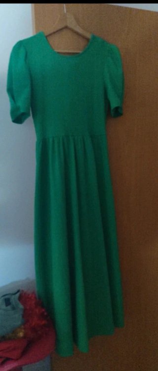 Vestido midi verde Lefties talla S