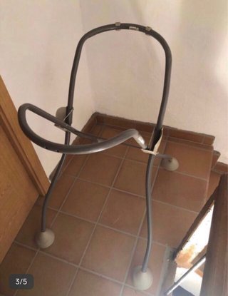 Bañera BEABA rosa con soporte