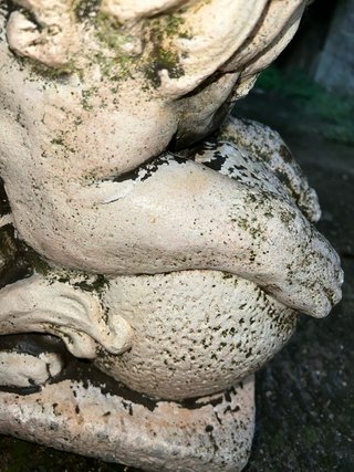 Escultura León Piedra 60cm