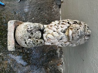 Escultura León Piedra 60cm