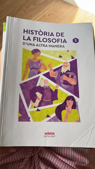 Història de la filosofia segon curs de batxillerat