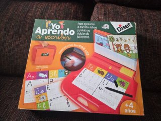 Juego para reforzar escritura infantil