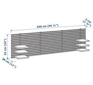 Cabecero Ikea Mandal Madera