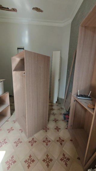 Armario vestidor de madera