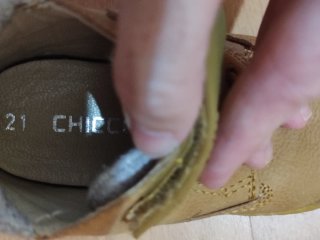 Botines bebé Chicco Piel Talla 21