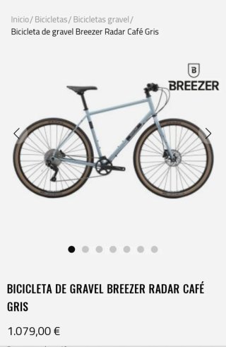 Bicicleta Gravel Breezer Radar Café Gris 29". 2023