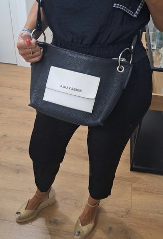 Bolso Bimba y Lola Negro Piel