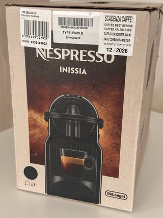 Cafetera Nespresso Inissia DeLonghi - Sin abrir