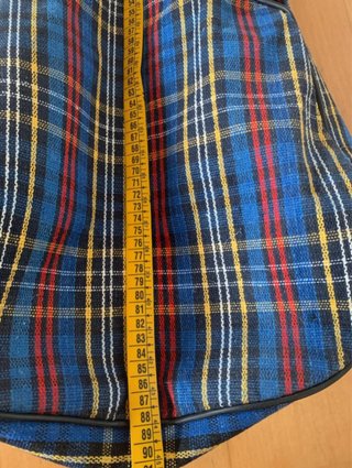 Funda de laud antigua a cuadros