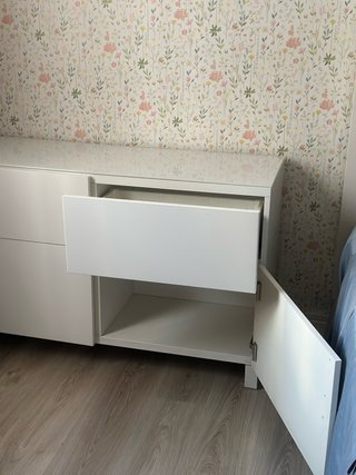 Mueble Besta Blanco Brillo Ikea