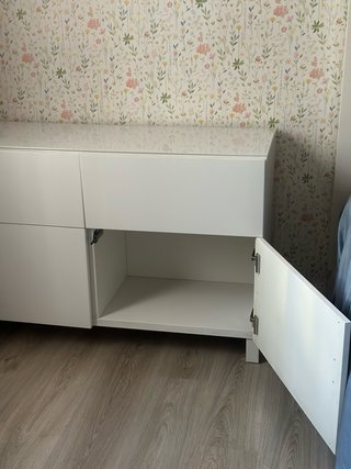 Mueble Besta Blanco Brillo Ikea