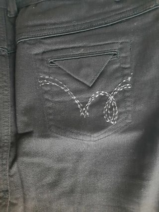 Falda vaquera mini negra Urban Jeans