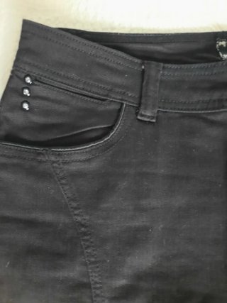 Falda vaquera mini negra Urban Jeans