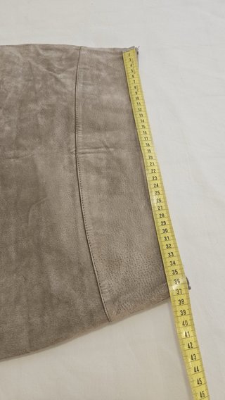 Minifalda Camieu ante beige Talla 36