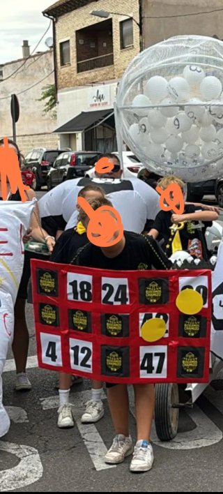 Disfraz Grupal Bingo y Futbol