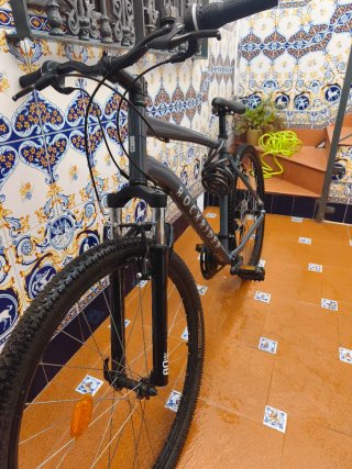 Bicicleta Rockrider Gris