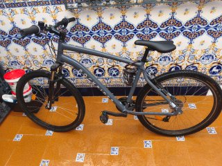 Bicicleta Rockrider Gris