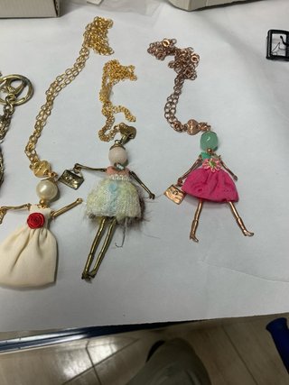 Lote Bisutería Original Bolso y Muñecas