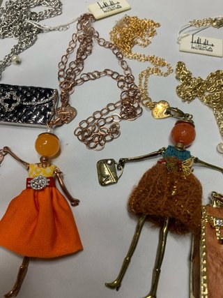 Lote Bisutería Original Bolso y Muñecas