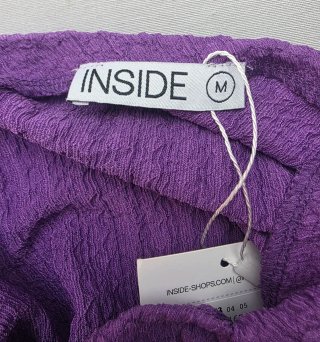 Top INSIDE cuello asimétrico tejido