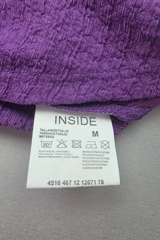 Top INSIDE cuello asimétrico tejido