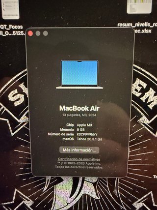 MacBook Air Plata 2024 M3