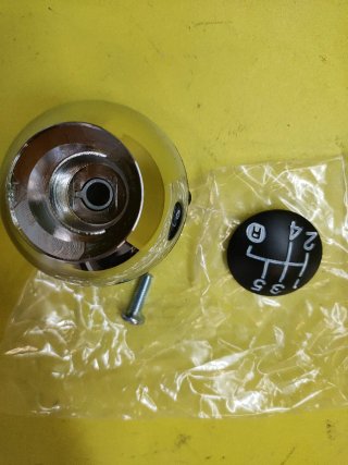 POMO PALANCA CAMBIO FIAT 500 2007- 5 VELOCIDADES