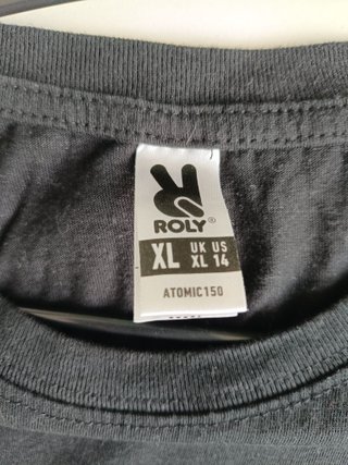 Camiseta Roly Negra Talla XL