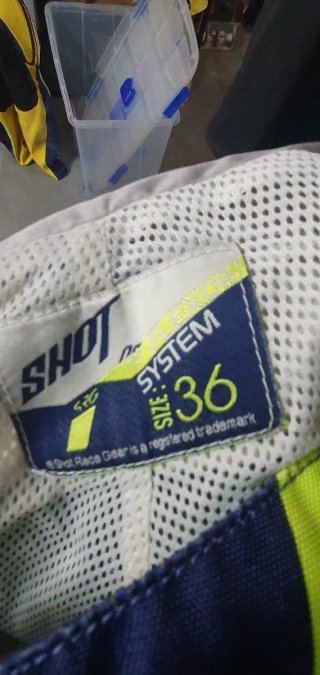 Pantalón Enduro Shot Husqvarna Azul Talla 36