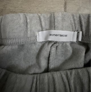 Pantalón pijama gris mujer