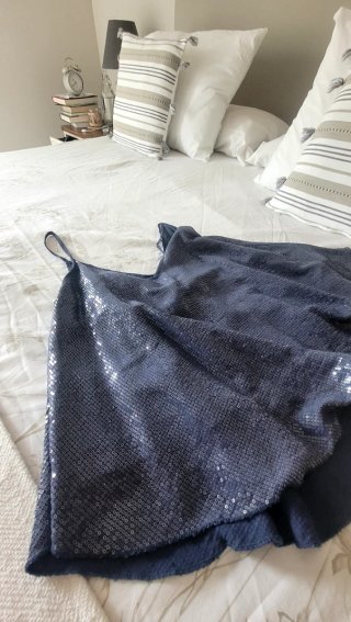 Blusa de tirantes con lentejuelas