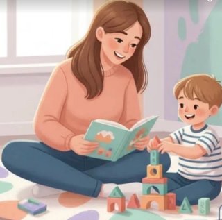 Cuidadora niñera niños