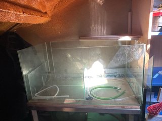 Terrario/Pecera Grande de Cristal medidas 90*50*45