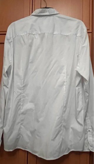 Camisa manga larga Lefties blanca hombre