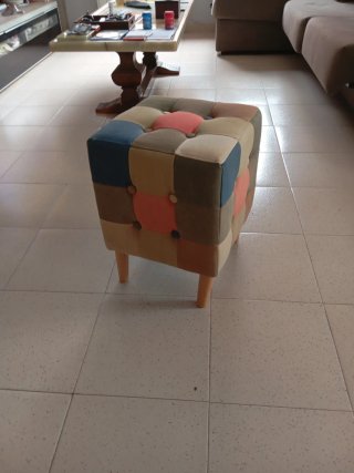 Puf Patchwork Multicolor