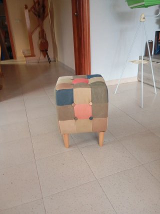 Puf Patchwork Multicolor