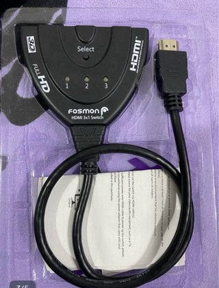 Fosmon HDMI 3x1 Pigtail Switch 3D