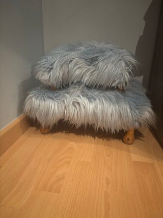 2 Pouf Decorativi Pelosi
