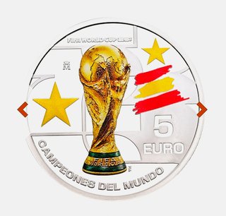 Moneda Campeones del Mundo 2026 España FIFA