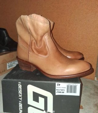 Botines Go Sexy Piel Marrones