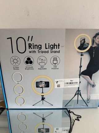 Anillo de luz 10 con trípode